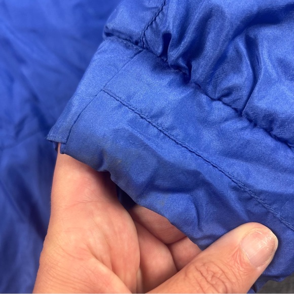 BOGNER Women’s Royal Blue Vintage Ski Winter Jacket w/Racoon Fur Hood Size: 10 - Picture 7 of 12